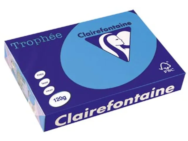 Trophée Intens Gekleurd Papier A4 120 gram 250vel Koningsblauw