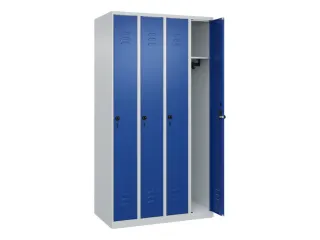 locker,HxBxD 1850x1000x500mm,4vak,vak B 250mm,draaigrendel - 2