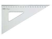 Driehoek Aristo 20cm 30/60 Graden Transparant