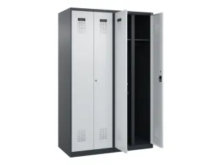 locker voor scheiding van kleding,HxBxD 1850x1200x500mm,4vak - 1