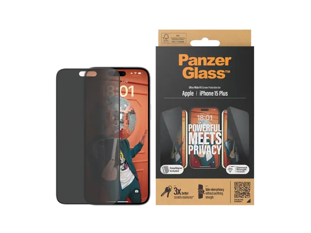 Panzerglass Privacy-Screenprotector Iphone 15 Plus