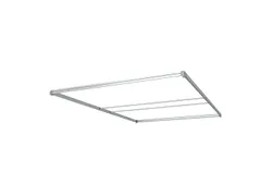 FlexFrame Modulair systeem Dak 150x230cm Zilver frame