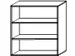 kantoorstelling,HxBxD 1150x1000x430mm,decor romp esdoorn