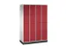 armoire multicases,RAL7035/RAL3003,HxlxP 1950x1220x500mm