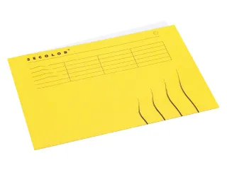 Vouwmap Secolor A4 Geel - 1