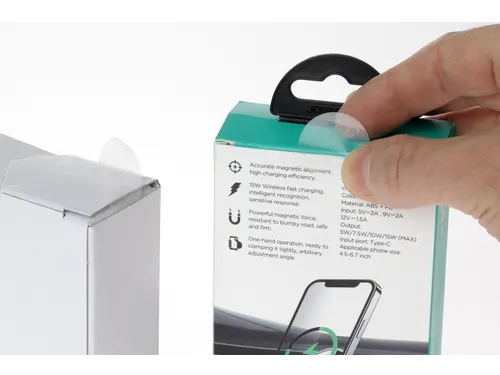 Etiketten Op Rol 25mm Transparant Met Dispenser 500 Stuks
