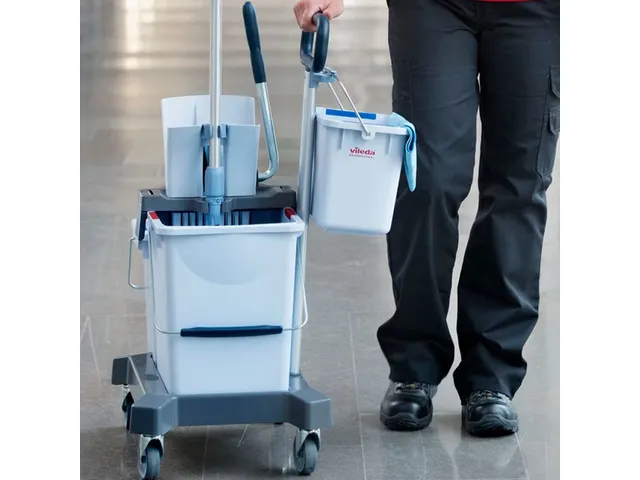 Vileda UltraSpeed Pro Starter 2 Double Bucket Mopwagen