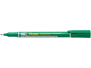 Pentel NF450-D Permanente marker Extra Fijne punt 1,2mm Groen - 1