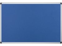 Textielbord Met Aluminium Frame Ft 60x90 Cm, Blauw