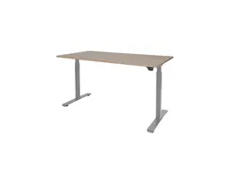 Dextro Basic Zit-sta Bureau Elektrisch 120x80 Hav/kers 25mm Alu