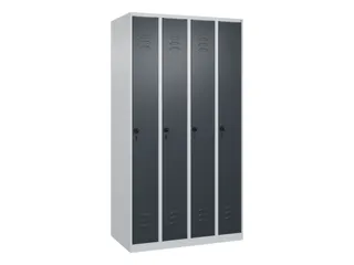 locker,HxBxD 1850x1000x500mm,4vak,vak B 250mm,draaigrendel - 1