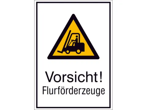 waarschuwings-combibord,v. binnen/buiten,Pas op! Vorkheftrucks
