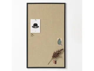 Prikbord Naga 100 x 60 cm Jute met Zwarte omlijsting - 4