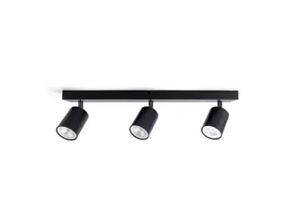 Plafondspot Integral Siena 3 spot IP20 GU10 zwart - 1