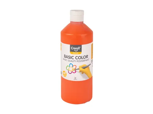 Plakkaatverf Creall basic oranje 500ml