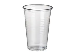 Beker Papstar 200ml Ø70mm x99mm PP transparant 100 stuks