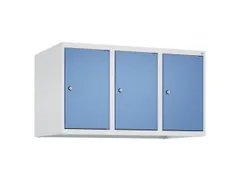 opzetkast,v. locker,3vak.,vak B 300mm,HxBxD 500x900x500mm,vleugeldeur