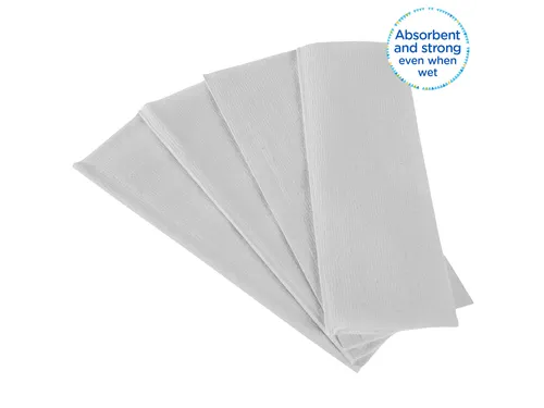 Handdoek Kleenex Ultra i-vouw 2-laags 21,5x41,5cm 30x94stuks wit 6772