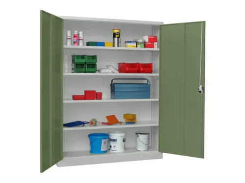 grootvolumekast met openslaande deuren,RAL7035,front RAL6011