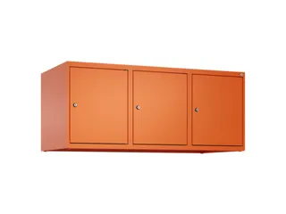 opzetkast,v. locker,3vak.,vak B 400mm,HxBxD 500x1200x500mm - 2