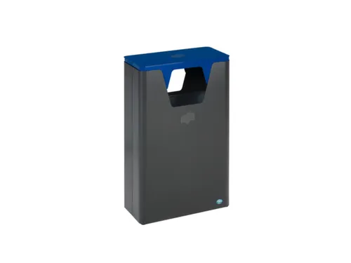 afvalverzamelaar,60l,HxBxD 825x500x250mm,2opening(en),binnenbak staal