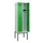 locker,HxBxD 2120x600x500mm,2vak,vak B 300mm,cil.-slot,voetonderstel
