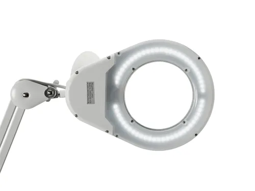 Loeplamp LED MAULviso Wit met voet