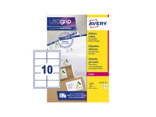 Adresetiket Avery L7173-250 99.1x57mm Wit Laserprinter 2500 Stuks - 1