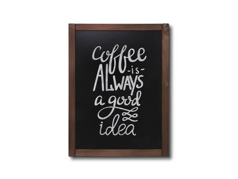 Natura Krijtbord Classic Wand Donkerbruin 60x80cm