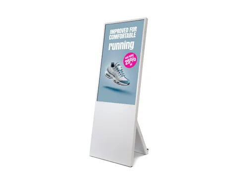 Digitaal A-Bord Spectrum met 43 Inch Samsung scherm Wit