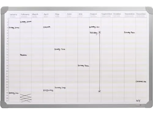 Magnetisch Jaarplanner Desq 60x90cm