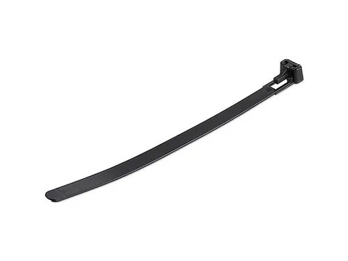 15cm Herbruikbare Kabelbinders zwart nylon 100 stuks