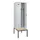 locker met bank,voor scheiding van kleding,HxBxD 2120x600x815mm,2vak