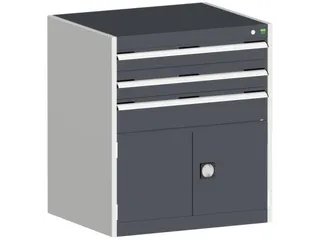 ladekast,HxBxD 900x800x750mm,3lade(n),m. lade voor normale belastingen - 2