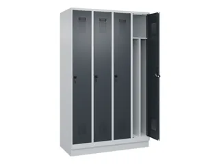 locker voor scheiding van kleding,HxBxD 1950x1200x500mm,4vak - 1