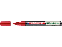 Paintmarker edding 51 EcoLine op waterbasis 1-2mm rood