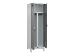 PBM-locker,HxBxD 1950x600x500mm,2vak,vak B 300mm,draaigrendel