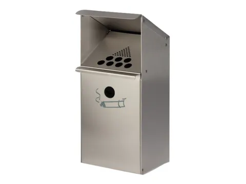 Wandasbak 3.7 liter 410x180x150mm Schuine Afdekking RVS