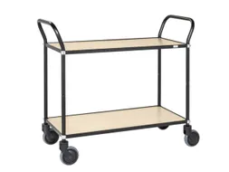 tafelwagen,draagverm. 250kg,2xhouten plaat,laadvl. LxB 950x430mm