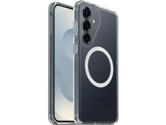 React Samsung S26 Plus Hoesje Magnetic Back Cover Transparant