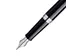 Vulpen Waterman Hémisphère Black lacquer CT Medium blauwe inkt