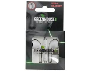 Oortelefoon GreenMouse USB-C blister - 1