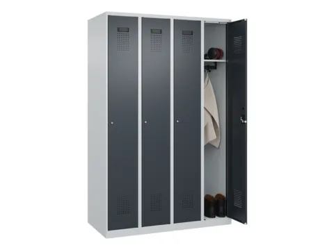 locker,HxBxD 1850x1200x500mm,4vak,vak B 300mm,cil.-slot