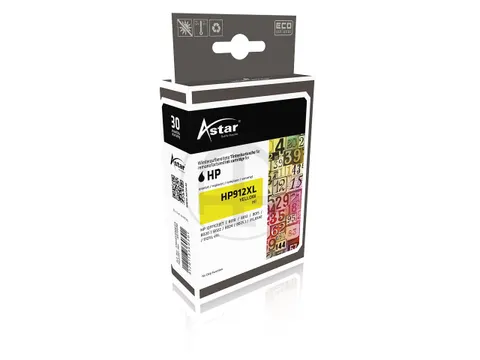 AS70690 ASTAR HP 912XL OJ ink yellow HC
