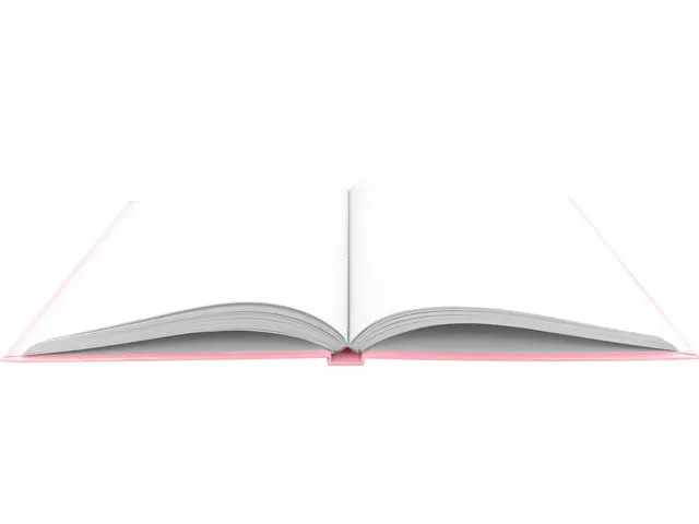 Dummyboek Kangaro A4 roze pastel hard cover 80 blad blanco 100 grams