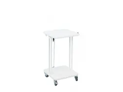 Verrijdbare Afvalzakhouder Met Deksel 40 Liter Wit