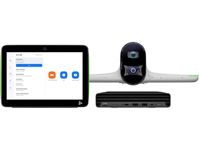 Poly Studio Large Room Bundle for Zoom Rooms: Studio E70 Smart Camera