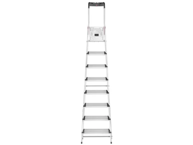 veiligheidsladder,eenzijdig,8 XXL treden,Stand H 1,72m,balk L 2,56m