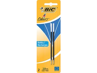 Balpenvulling BIC baliepen blauw blister à 2 stuks - 1