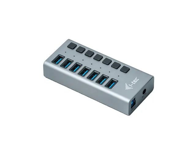 Usb 3.0 Charging Hub 7-poorts + Power Adapter 36 W